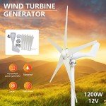 Wilitto 1200W Home Wind Turbine Generator Kit