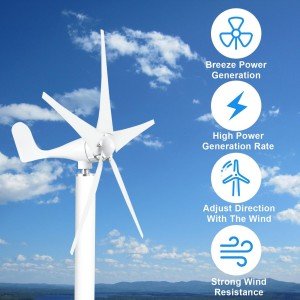 1200W Wind Turbine Generator Kit with Charger