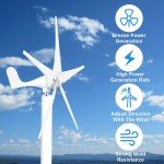 1200W Wind Turbine Generator Kit with Charger