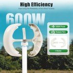 12V 600W Home Wind Turbine Generator Kit