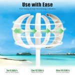 12V 600W Home Wind Turbine Generator Kit