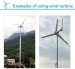 1200W 48V Wind Turbine Generator with 3 Blades