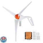 VEVOR 500W 3-Blade Wind Turbine Generator