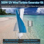 500W Vertical Axis Wind Turbine Generator Kit