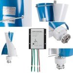 500W Vertical Axis Wind Turbine Generator Kit