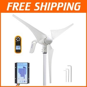 400W Wind Turbine with Carbon Fiber Blades