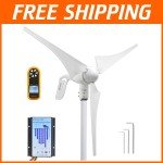 400W Wind Turbine with Carbon Fiber Blades