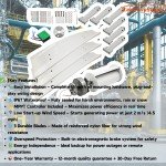 3000W Wind Turbine Generator with Hybrid Controller