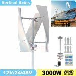 3000W Vertical Wind Turbine Generator for Home