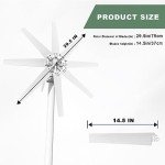 600W 12V Wind Turbine Generator Kit for Home