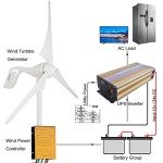 Pikasola 400W Wind Turbine Generator for Home
