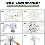 600W 12V Wind Turbine Generator Kit for Home