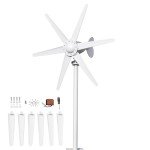 800W Vertical Wind Turbine Generator Kit for Home