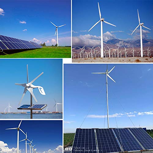 12V 800W Wind-Solar Generator Kit: Turbine, Panels, Controller