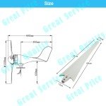 3000W Home Wind Turbine Generator with 5 Blades
