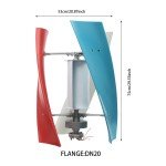 100W Vertical Wind Turbine Generator Kit
