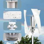 3000W Vertical Wind Turbine Generator for Home
