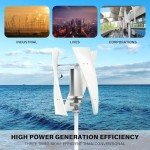 3000W Vertical Wind Turbine Generator for Home