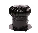 12" Black Dual-Bearing Wind Turbine with Bracing