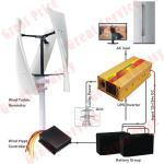 3000W Vertical Wind Turbine with Charger Controller