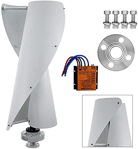 400W 12V DC Vertical Wind Turbine Generator - White