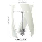 500W Vertical Axis Wind Turbine for Home