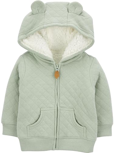 Carter's Baby Hooded Sweater Jacket - Green Color