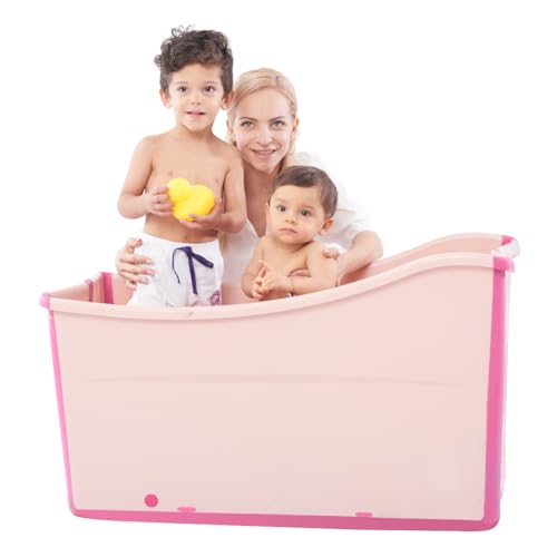 Joyingbaby Large Portable Foldable Bathtub for Toddlers