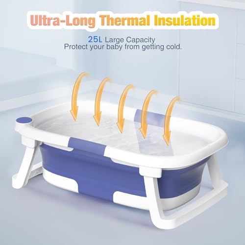 Portable Foldable Baby Bathtub for Newborns to Toddlers