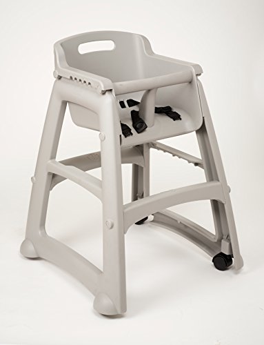 Sturdy High Chair for Children with Wheels