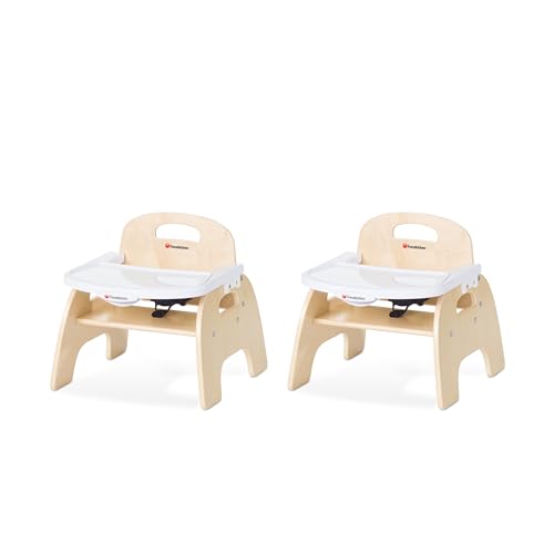 Adjustable Low Wood Feeding Chairs Multipack for Toddlers