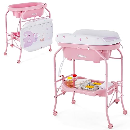 2-in-1 Baby Changing Table and Bath Tub