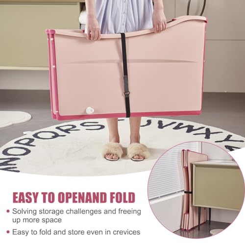 Joyingbaby Large Portable Foldable Bathtub for Toddlers