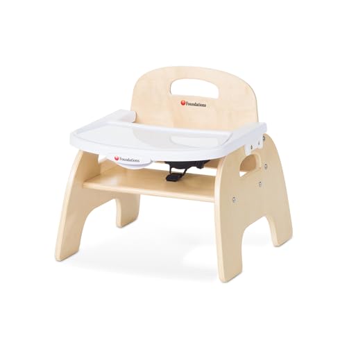 Adjustable Low Wood Feeding Chairs Multipack for Toddlers