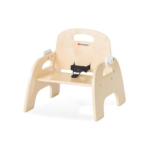 Adjustable Low Wood Feeding Chairs Multipack for Toddlers