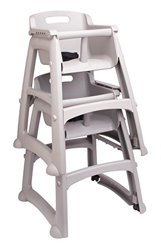 Sturdy High Chair for Children with Wheels
