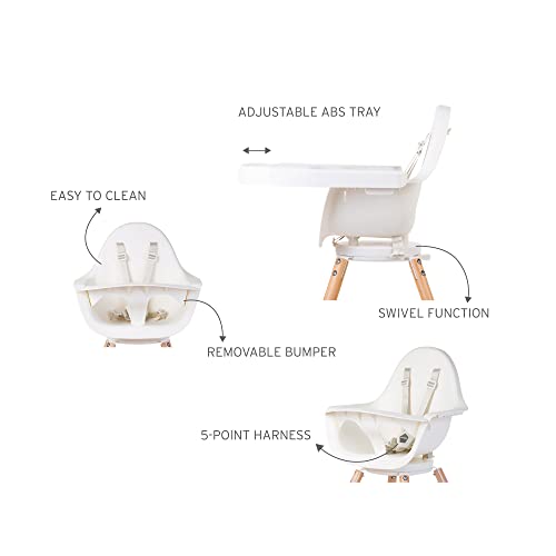 Childhome Evolu 180° Swivel Adjustable High Chair