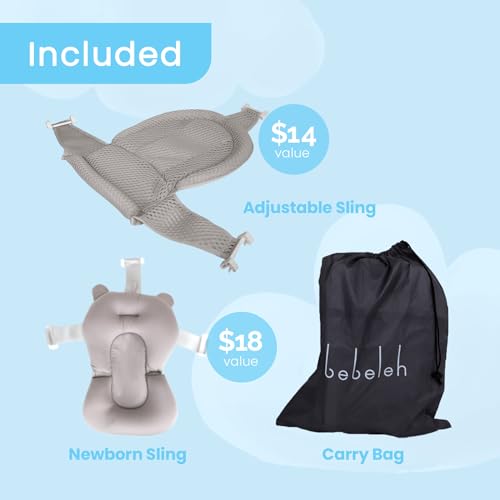 BEBELEH™ Collapsible Baby Bathtub with Thermometer