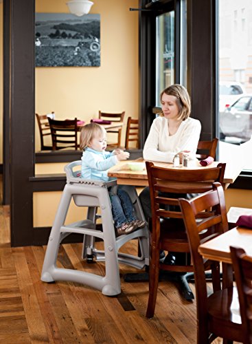Sturdy High Chair for Children with Wheels