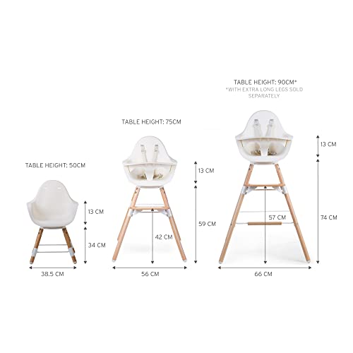 Childhome Evolu 180° Swivel Adjustable High Chair