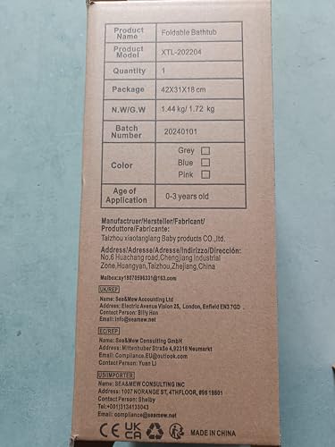 Portable Foldable Baby Bathtub for Newborns to Toddlers