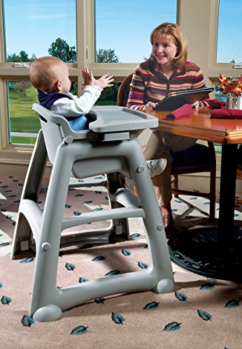 Sturdy High Chair for Children with Wheels