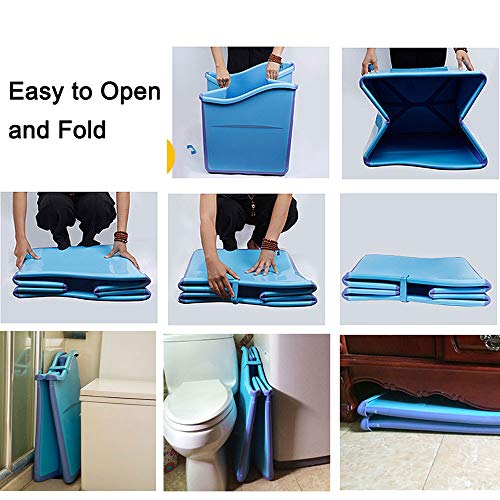 Large Foldable Bathtub for Toddlers and Adults