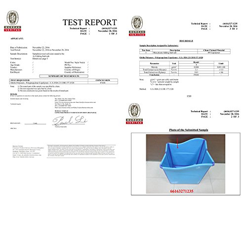 Large Foldable Bathtub for Toddlers and Adults