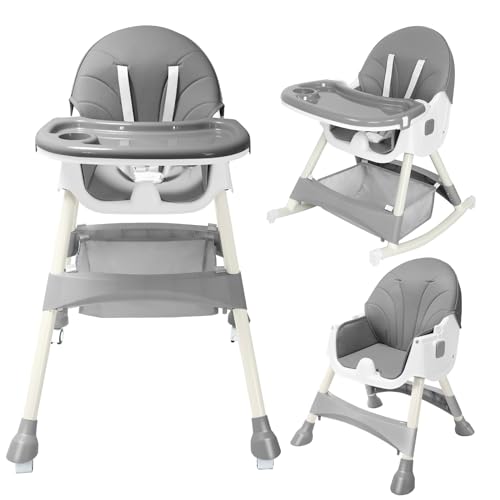 HARPPA 4-in-1 Convertible Baby High Chair - Gray