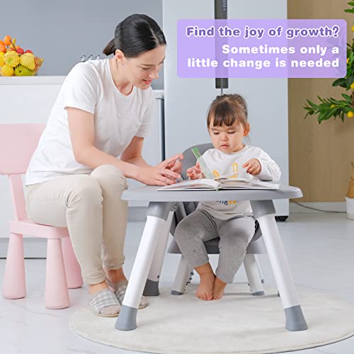 ZEBRATER 8-in-1 Convertible Baby Highchair Set