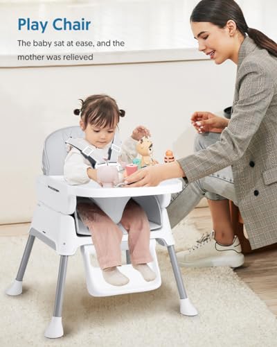 3 in 1 Adjustable Baby High Chair - Bellababy