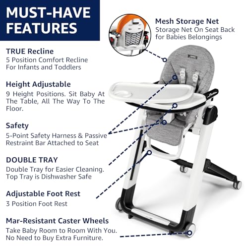 Peg Perego Siesta Folding High Chair & Recliner