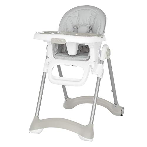 Dream On Me Grey Portable High Chair for Toddlers