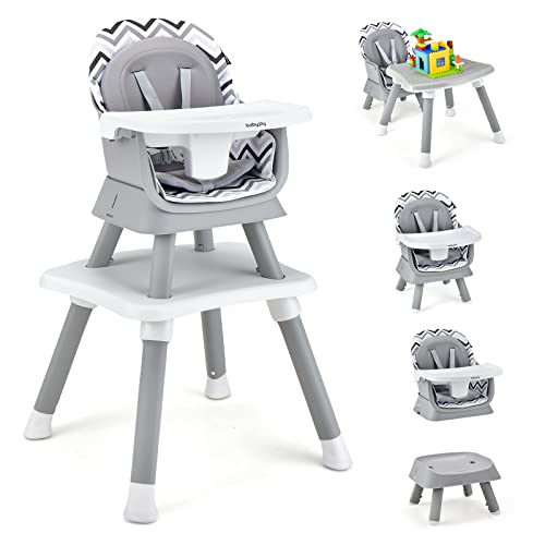 8-in-1 Convertible Baby High Chair & Booster Seat